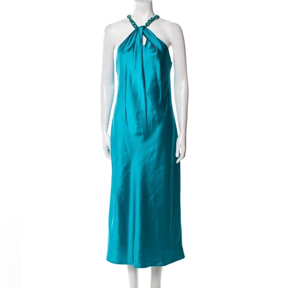 Jason Wu Halter Beaded Maxi Dress